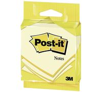 Post-It 7100172251 Z-Notes 76mmx76mm Yellow 1600 Sheets Recycled