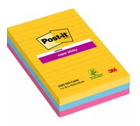 Post-It 7100234250 note paper Square Blue Pink Yellow 90 sheets Self-adhesive