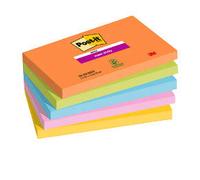 Post-It 7100258793 note paper Rectangle Blue, Green, Orange, Pink, Yellow 90 sheets Self-adhesive