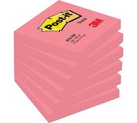 Post-It 76 x 76 mm Notepad - Neon Pink/Pink