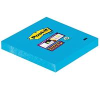 Post-it 76 x 76 mm Super Sticky Notes - Electric Blue (Pack of 6)