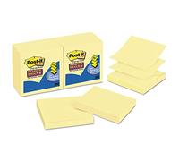 Post-it® Super Sticky Z-Notes Canary Yellow™ 76mm x 76mm Pk12