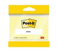 3M Post it Notes Self Adhesive 127x76mm 100 Sheets, Yellow