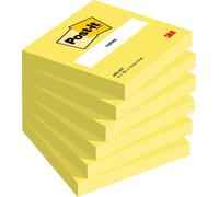 Post-it 76x76 mm Colour Notes - Neon Yellow Yellow Standard Single