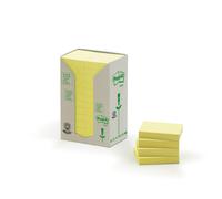 Post-it® Canary™ Yellow Recycled Notes - Tower Pack of 24 Pads - 38x51mm Yellow