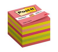 Post-It Colour Cube 76mm x 76mm 450 Sheets Neon Pink (2028NP)