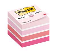 Post-It Colour Cube 76mm x 76mm 450 Sheets Pastel Pink (2028-P)