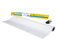 Post-it Easy Erase Whiteboard Surface, Pack of 1 Roll, 91.4 cm x 121.9 cm, White Color - Permanent Marker Whiteboard Film for Walls, Doors, Tables, Chalkboards, Whiteboards, Easy Installation
