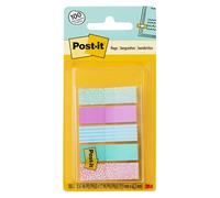Post-it Flags, Gradient Color.47 in x 1.7 in, 100 Flags per Dispenser (684-GRDNT),Assorted Gradient Designs