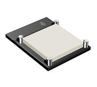 Post-it holder - Black & Chrome