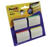 Post-it Index Angled Filing Tabs Assorted (Pack of 24) 686-A1