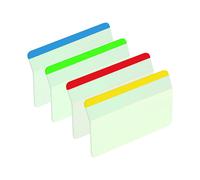 Post-it Index Angled Filing Tabs Assorted (Pack of 24) 686-A1 - 686-A1