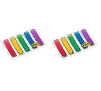 Post-it® Index Arrows - 5 Colours - 20 of Each Colour - Clear Dispenser - 12mm (Pack of 2)