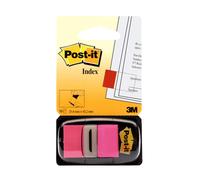 Post-it Index Flags Repositionable 25x43mm 12x50 Tabs Pink (Pack 600) 7100062569
