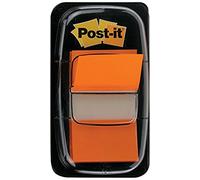 Post-it Index Flags, Medium, Orange, 1 Dispenser 25.4 mm x 43.2 mm, 50 Flags - To Mark, Highlight or Color Code Important Information