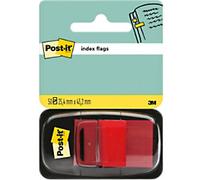 Post-it Index Flags 680-1 - Red Plain Not Perforated, 50 Strips