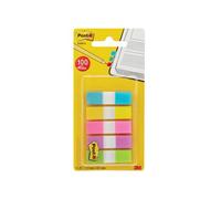 Post-it Index Flags Repositionable 12x43mm 5x20 Tabs Bright Assorted C