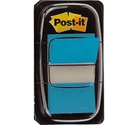 Post-it Index Medium Plastic Dispenser - Bright Blue (Pack of 50)