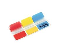 Post it Index Strong 25mm Assorted Red Yellow and Blue
