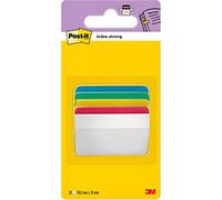 Post-it Index Strong Filing Tabs 50.8 x 38 mm Assorted 6 x 4 Pack