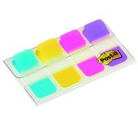 Post-it Index Strong Filing Tabs, Small - 40 Tabs, 15.8 mm x 38.1 mm, Blue, Purp