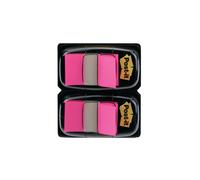 Post-it Index Flags, Medium, Pink, 2 Dispensers 25.4 mm x 43.2 mm, 100 Flags - To Mark, Highlight or Color Code Important Information