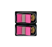 Post-it Index Flags, Medium, Pink, 2 Dispensers 25.4 mm x 43.2 mm, 100 Flags - To Mark, Highlight or Color Code Important Information