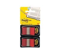 Post-it Index Tabs 680-R2EU - Red 25.4 x 43.2 mm - 100 Flags (2 Dispensers)