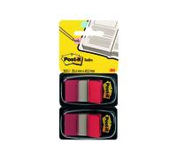 Post-it Index Tabs Dispenser with Red Tabs (Pack of 2) 680-R2EU - 680-R2EU