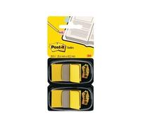 Post-it Index Dispenser Dual Pack 25x43mm Repositionable 2x50 Yellow 680-Y2EU