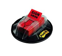 Post-it Index Tabs Sign Here Red (Pack of 200) 680-SHVR200 - 680-HVSHR