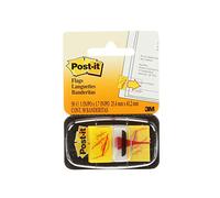 Post-it Message Flags, "Sign Here", 50/Dispenser, 1 Dispenser/Pack, 1 in Wide, Red (680-31)