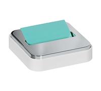 Post-it Note Dispenser for 3 in x 3 in Notes, White Base with Steel Top