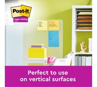 Post-it Notes 102x152mm 100 Sheets Ruled Rainbow Colours (Pack 6) 660N - 7100172324