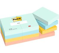 Post-it Notes Beach Color Collection, Pack of 12 Pads, 100 Sheets per Pad,38 mm x 51 mm, Green, Yellow, Orange - Self-Stick Notes for Note Taking, to Do Lists & Reminders