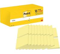 Post It Removable Sticky Note Pad Canary Yellow Promotional Pack 16+4 Free 76x76 Mm Clear Kids