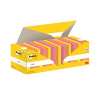 Post-it Notes Assorted Colours, Promo Pack 18 + 6 Free Pads, 100 Sheets per Pad, 76 mm x 76 mm - Self-Stick Notes for Note Taking, to Do Lists & Reminders