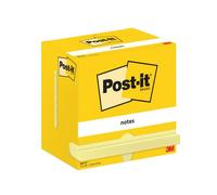 Post-it Notes 76x127mm 100 Sheets Cardboard Packaging Canary Yellow (Pack of 12) 655-CY