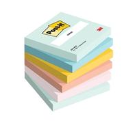 Post-it Sticky Notes 76 x 76 mm 654MTDR Assorted 6 Pads of 100 Sheets