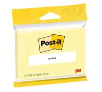 3M Post it Notes Self Adhesive 127x76mm 100 Sheets, Yellow