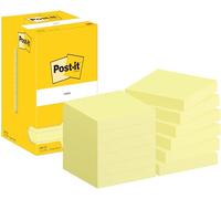 Post-it Notes 76x76mm 100 Sheets Canary Yellow (Pack of 12) 654-CY