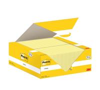 Post-it Notes Canary Yellow, Promo Pack 18 + 6 Free Pads, 100 Sheets per Pad, 38 mm x 51 mm, Yellow Color - Self-Stick Notes for Note Taking, to Do Lists & Reminders