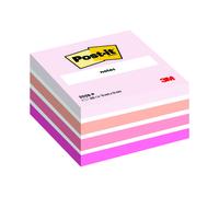 Post-it Notes Colour Cube 76 x 76mm Pastel Pink
