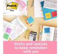Post-it Notes Cube 76x76mm 450 Sheets Assorted Colours 2028 NP - 7100200378