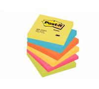 Post-It Notes Energetic Colours 76x76mm, Pack of 6