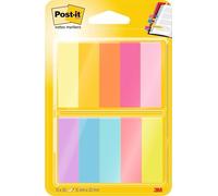 Post-it Notes Marker, Pack of 10 Pads, 50 Markers per Pad,12.7 mm x 44.4 mm, Yellow, Orange, Pink, Purple, Blue, Green Colors - to Mark, Highlight or Color Code Important Information