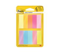 Post-it Notes Marker, Pack of 10 Pads, 50 Markers per Pad,12.7 mm x 44.4 mm, Yellow, Orange, Pink, Purple, Blue, Green Colors - to Mark, Highlight or Color Code Important Information