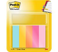 Post-it Notes Markers Page Markers Blue, Orange, Pink, Yellow 5 Pads of 50 Sheets