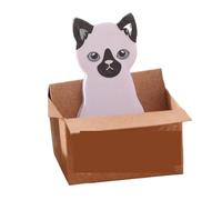 Post It Notes Pretty Kawaii Kitty Sticky Notes Sticker Cute Kitten Notepad Memo Pad Post Office School Stationery Supply Cat Funny Gift Dog(Color-02)