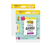 Post-it Notes Super Sticky Easel Pads, Mini, White, Pack of 2 Pads